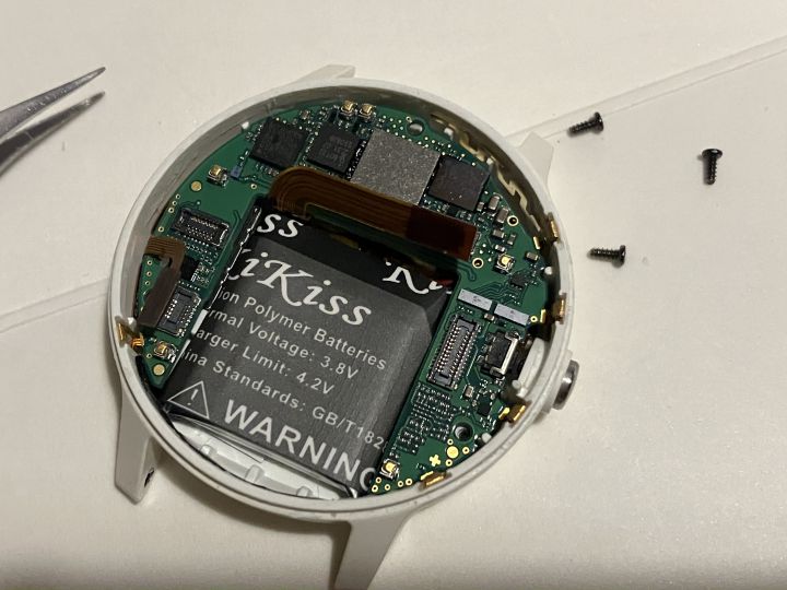 vivoactive3 バッテリー交換